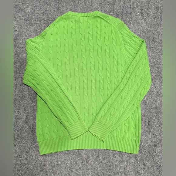 Brooks Brothers Cable Knit Sweater, Size L - Picture 5 of 5